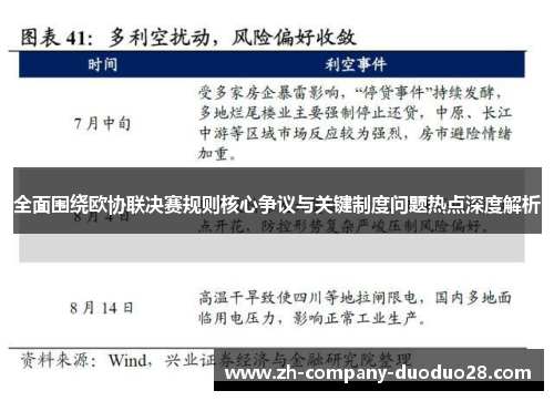 全面围绕欧协联决赛规则核心争议与关键制度问题热点深度解析